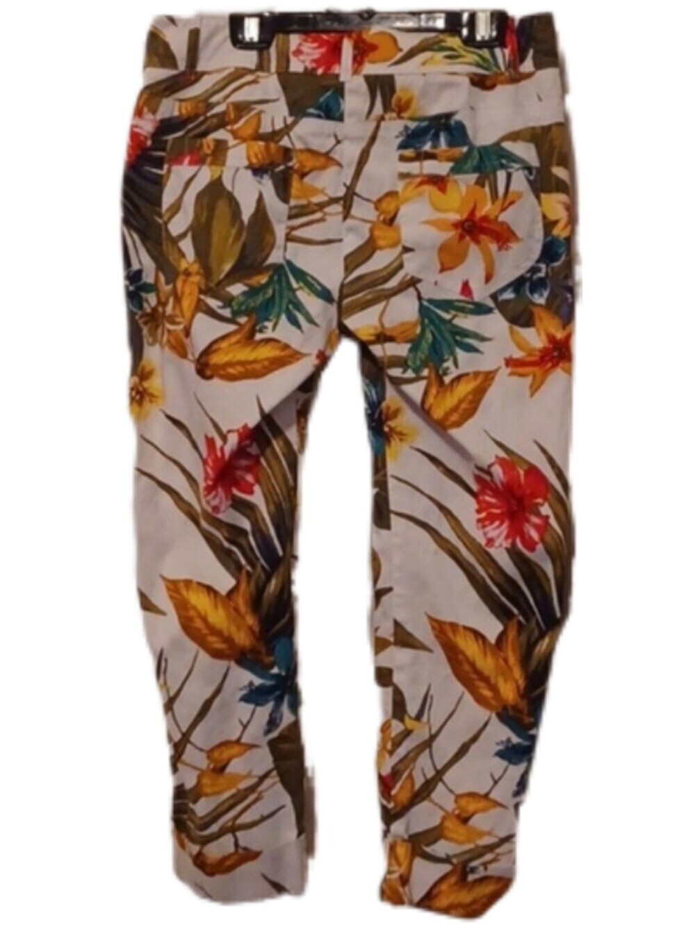 -- Cache Multicolor Leaf Print Pants - Picture 2 of 10